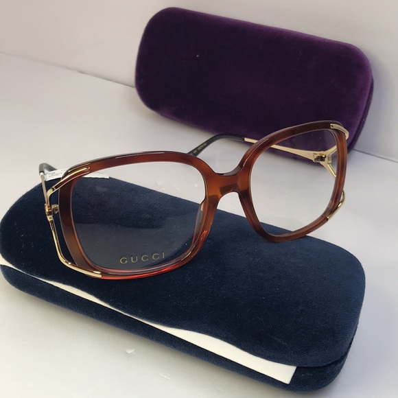 GUCCI GG0648O square-frame tortoiseshell optical glasses - Picture 12 of 14